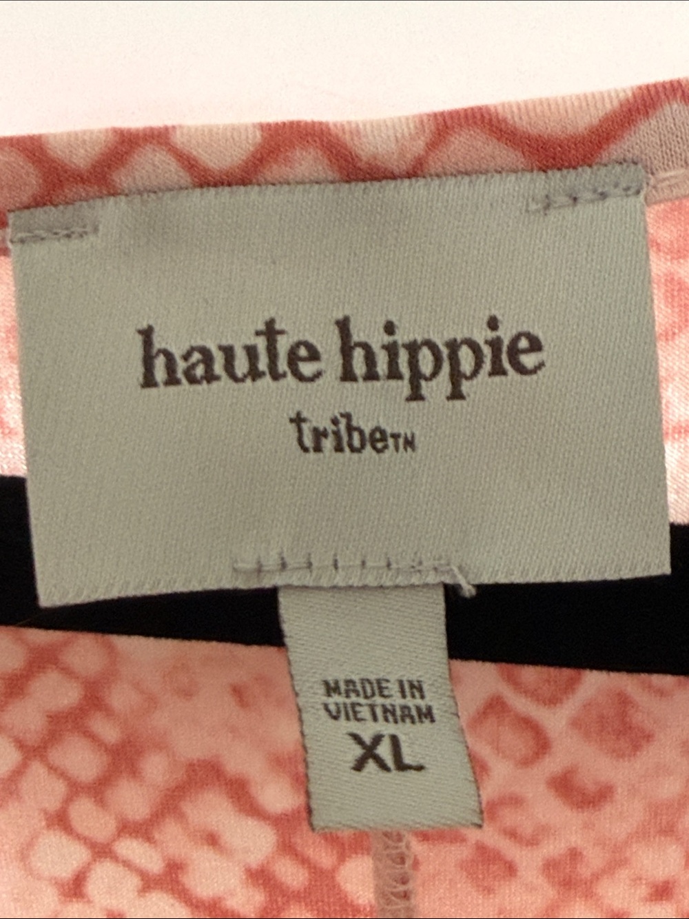 Haute Hippie Pink Snake-Print Wrap Maxi Dress - Picture 2 of 4